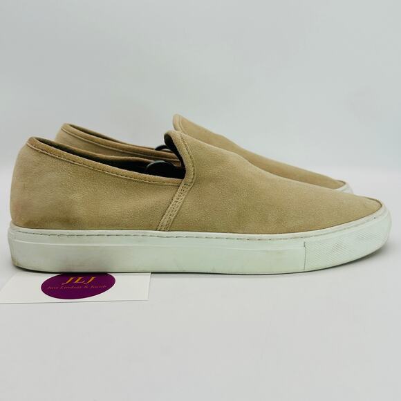Jenni Kayne Women's Beige Suede Lounger Casual Slip On Sneakers Size 41/ 11 US - Picture 1 of 12